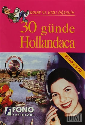 30 Günde Hollandaca (kitap + 3 CD)