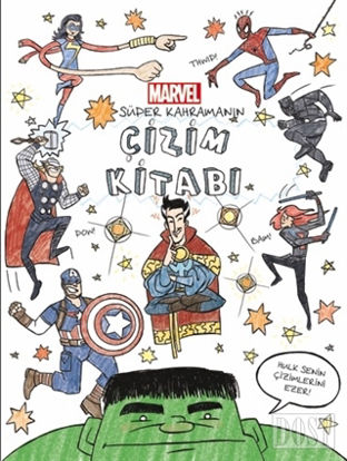 Marvel Süper Kahramanın Çizim Kitabı
