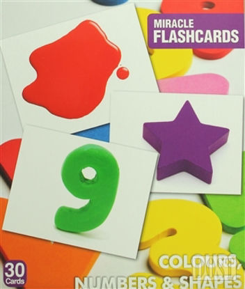 Miracle Flashcards - Colours, Numbers &Shapes