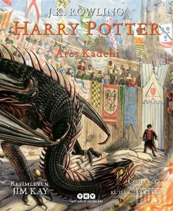 Harry Potter ve Ate Kadehi 4 Resimli zel Bask 