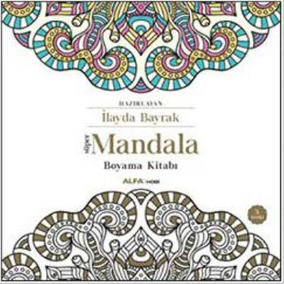 Süper Mandala Boyama Kitabı resmi