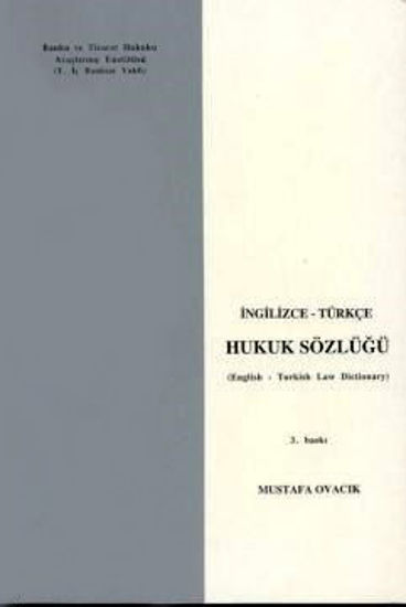 Hukuk Sözlüğü İngilizce-Türkçe resmi