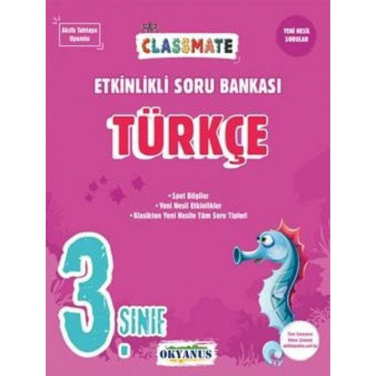 3. Sınıf Classmate Türkçe Etkinlik Soru Bankası resmi
