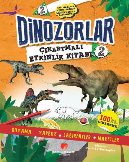 Dinozorlar Çıkartmalı Etkinlik Kitabı - 2 resmi
