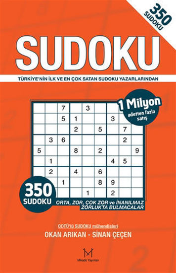 350 Sudoku (Turuncu Kapak) resmi