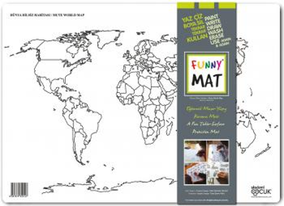 Funny Mat - Dünya Dilsiz Haritası resmi