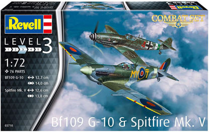Combat Set Messerschmitt Bf109G-10 & Spitfire Mk.V resmi