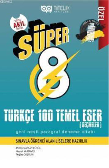 8. Sınıf Türkçe 100 Temel Eser Seçmeler resmi