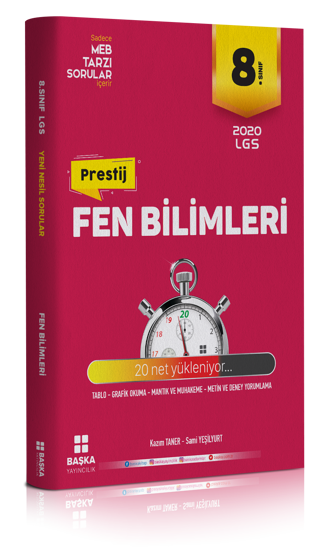 8. Sınıf Fen Bilimleri Prestij Yeni Nesil Soru Bankası resmi