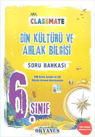 6. Sınıf Din Kültürü Ve Ahlak Bilgisi Classmate Soru Bankası resmi