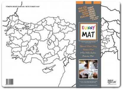 Funny Mat - Türkiye Dilsiz Haritası resmi