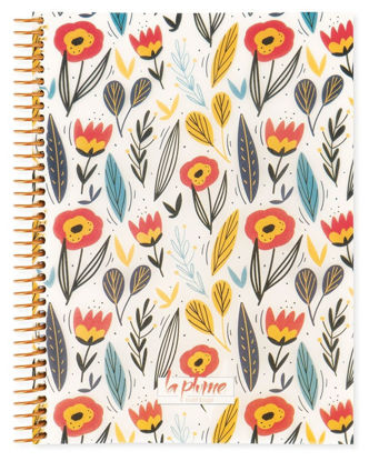 La Plume Flowers  17x22 Çizgisiz Defter resmi