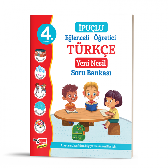 4. Sınıf Eğlenceli - Öğretici İpuçlu Türkçe Yeni Nesil Soru Bankası resmi