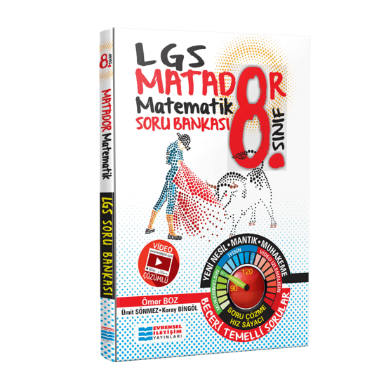 8.Sınıf Lgs Matador Matematik Soru Bankası resmi