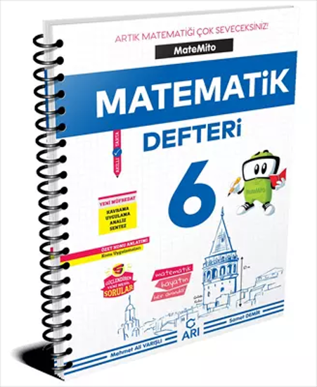 6.Sınıf Matematik Defteri Matemito resmi