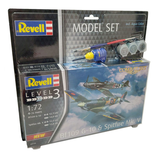 Combat Set Bf109G-10 & Spitfire Mk.V resmi