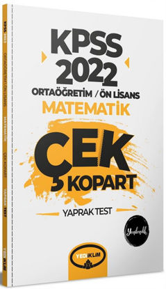 KPSS Ortaöğretim Ön Lisans Genel Yetenek Genel Kültür Matematik Çek Kopart Yaprak Test resmi