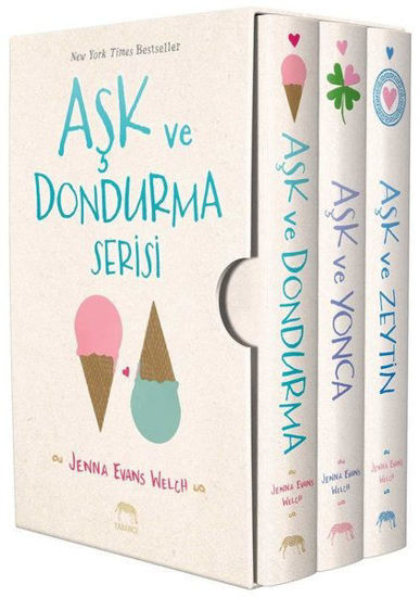 Aşk ve Dondurma Serisi Kutulu Set (3 Kitap Takım Ciltli) resmi