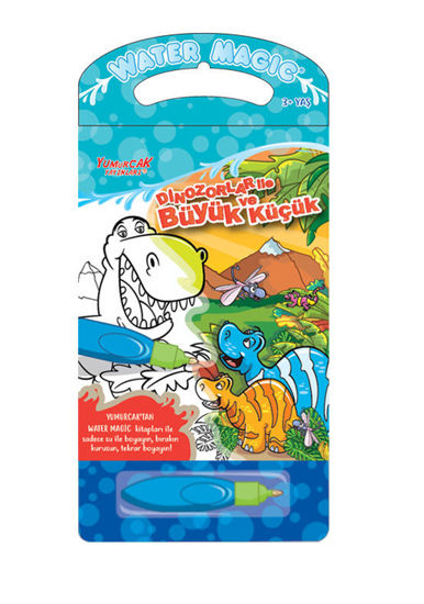 Dinozorlar ile Büyük ve Küçük - Water Magic Boyama Kitabı resmi