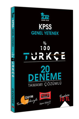 KPSS Genel Yetenek %100 Türkçe Tamamı Çözümlü 20 Deneme resmi