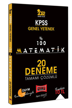 KPSS Genel Yetenek %100 Matematik Tamamı Çözümlü 20 Deneme resmi