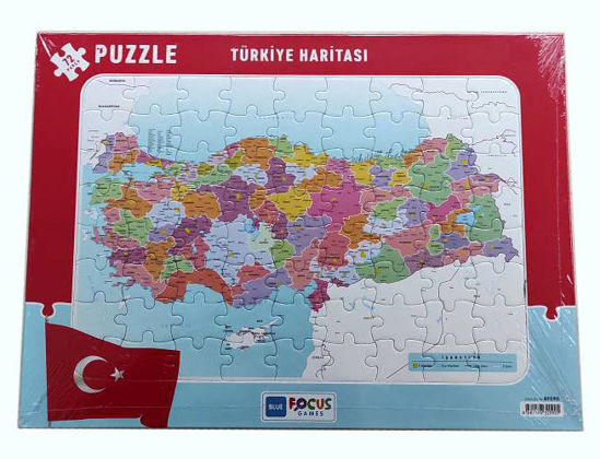 Türkiye Haritası Puzzle 72P resmi