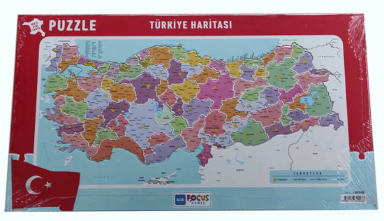 Türkiye Haritası Puzzle 81P resmi