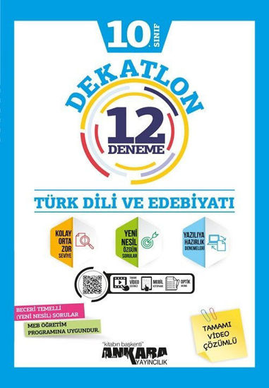 10. Sınıf Türk Dili ve Edebiyatı Dekatlon 12 Deneme resmi
