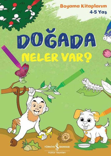 Doğada Neler Var? Boyama Kitaplarım 4 - 5 Yaş resmi