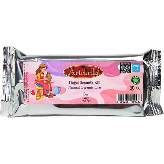 Doğal Seramik Kili 250Gr Gri resmi