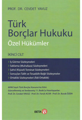 Türk Borçlar Hukuku Özel Hükümler -Set resmi