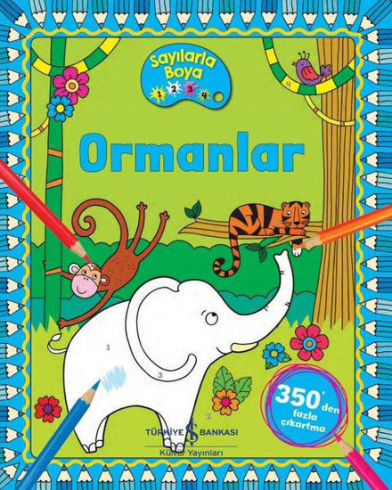 Ormanlar - Sayılarla Boya resmi