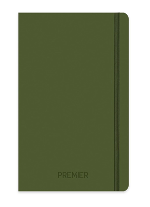Premier Neo Soft Ciltli 13x21 Çizgili Defter - Haki resmi