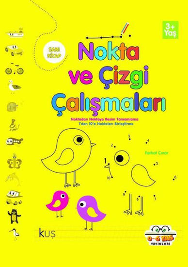 Nokta ve Çizgi Çalışmaları - Sarı resmi