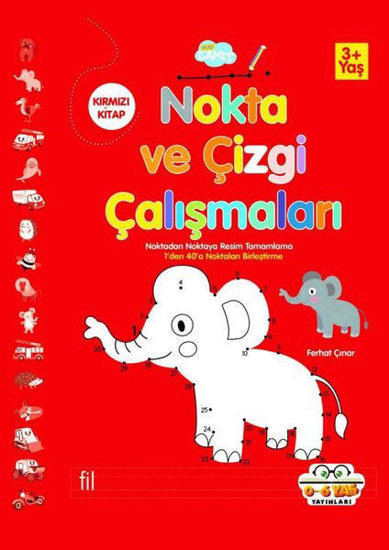 Nokta ve Çizgi Çalışmaları - Kırmızı resmi