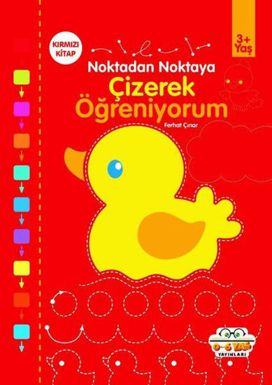 Noktadan Noktaya Çizerek Öğreniyorum - Kırmızı resmi