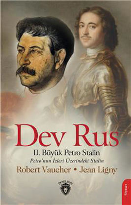Dev Rus Iı. Büyük Petro Stalin Petronun İzleri Üzerindeki Stalin resmi