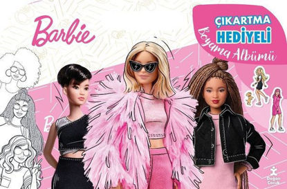Barbie - Çıkartma Hediyeli Boyama Albümü resmi