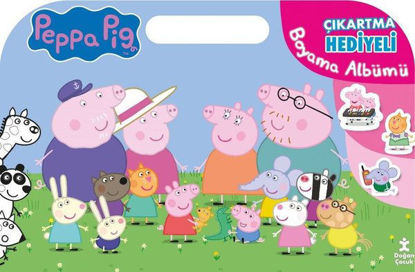 Peppa Pig - Çıkartma Hediyeli Boyama Albümü resmi