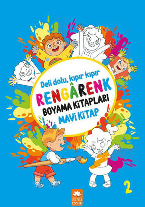 Rengarenk Boyama Kitapları - Kırmızı Kitap resmi