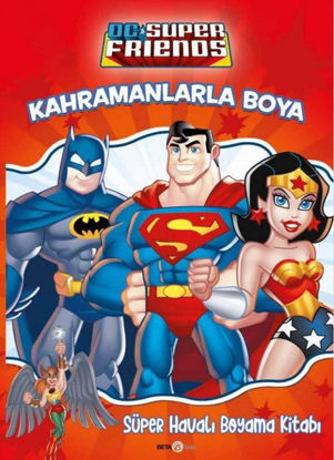DC Süper Friends - Kahramanlarla Boya-Süper Havalı Boyama Kitabı resmi