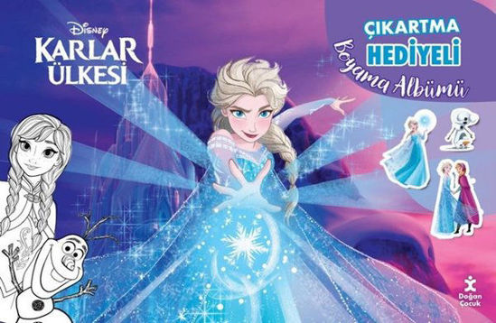 Disney Karlar Ülkesi - Çıkartma Hediyeli Boyama Albümü resmi