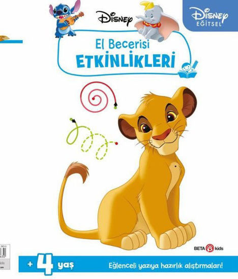 Disney Eğitsel Simba El Becerisi Etkinlikleri Yazıya Hazırlık 4+Yaş resmi
