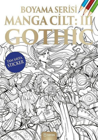 Manga Boyama Cilt 3 - Gothic resmi