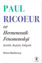 Paul Ricoeur ve Hermeneutik Fenomenoloji resmi