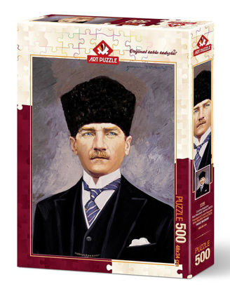 Cumhurbaşkanı Gazi Mustafa Kemal Atatürk 500 P resmi