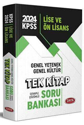 2024 KPSS Lise ve Önlisans Tek Kitap Soru Bankası resmi