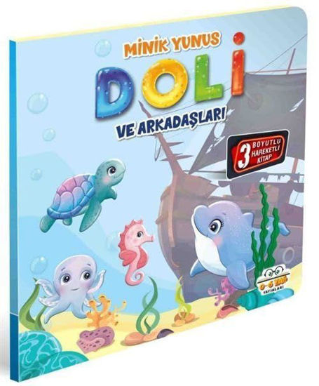 Minik Yunus Doli ve Arkadaşları - 3 Boyutlu Hareketli Kitap resmi