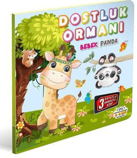 Dostluk Ormanı Bebek Panda - 3 Boyutlu Hareketli Kitap resmi