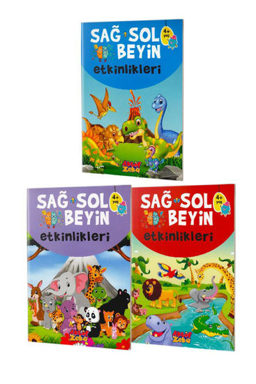 Sağ ve Sol Beyin Etkinlikleri Seti 4 Yaş resmi